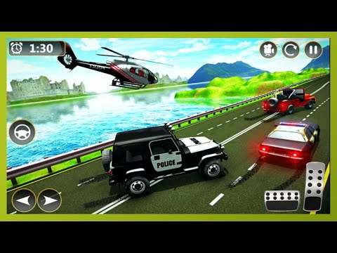 Offroad Police jeep 4x4 Driving&Racing Simulator - Android Gameplay