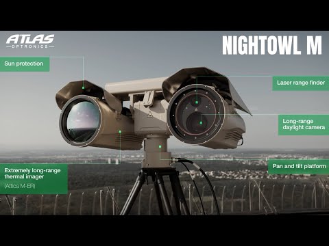 Exhibition ADNEC | ATLAS Optronics | HENSOLDT Nightowl M Extreme Long Range Surveillance #atlasgroup