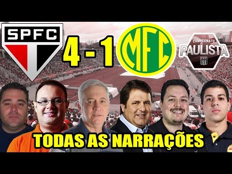 Todas as narrações - São Paulo 4 x 1 Mirassol / Paulistão 2019