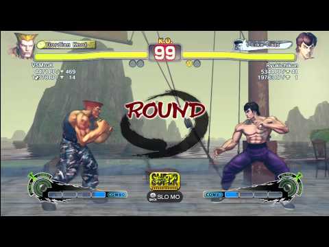Vsmruk (Guile) vs Ryukichikun (Fei Long)