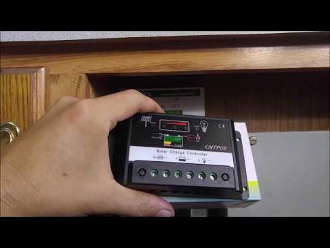 (Solar Systems:) CMTP02 PWM Charge Controller ~ 20Amps for Small Home, Camping, RV or Marine PV