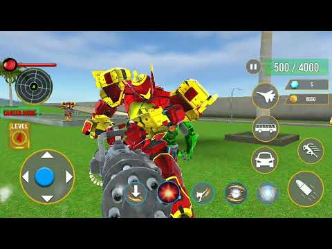 Army Bus Robot Car Game – Transformation Robot Games 3D - Android Gameplay #1