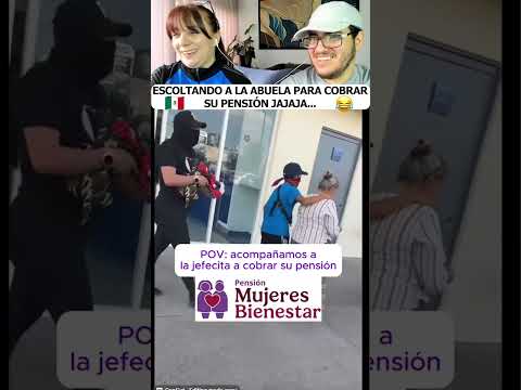 ESCOLTANDO A LA ABUELA PARA COBRAR SU PENSIÓN JAJAJAJA... HUMOR MEXICANO #shorts #humor