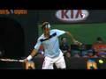Federer forehand - slow motion