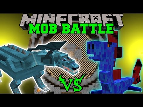 PopularMMOs - FROST DRAGON VS WATER DRAGON - Minecraft Mob Battles - Minecraft Mods