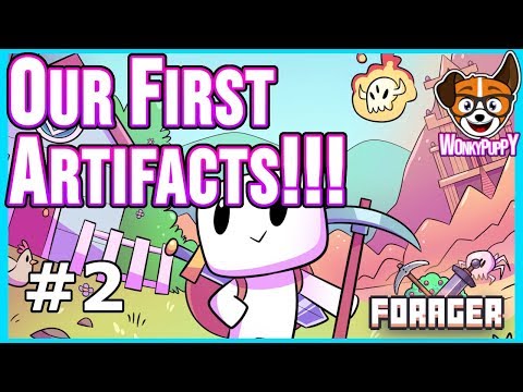 WE GOT OUR FIRST ARTIFACTS!!!  |  Let's Play Forager [Episode 2]