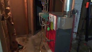 GAS BOILER PURGE AIR FROM HEATING ZONES