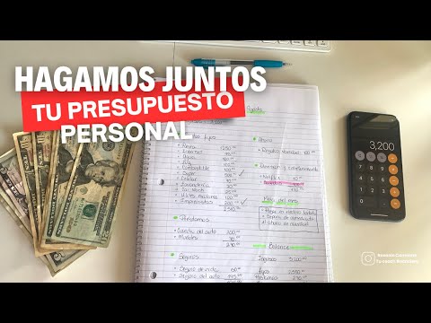 Como hacer tu presupuesto Personal