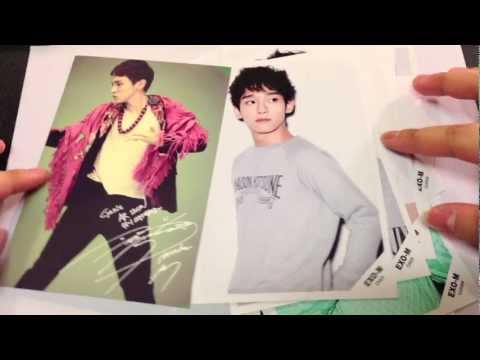 Unboxing of Exo-M Official Everysing Photos & Key Genie Postcard