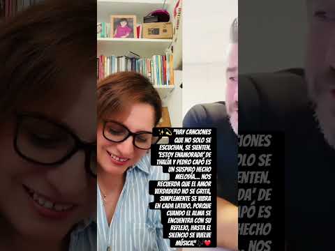 Hermosa canción de Thalía y Pedro Capó.#thalia #pedrocapo #musica #alyvd