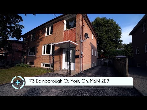 73 Edinborough Ct. York, On. M6N 2E9 / HD / Virtual Tour