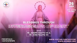 (LIVE) Blessings through the intercession of Mary (26 January 2023) Divine UK