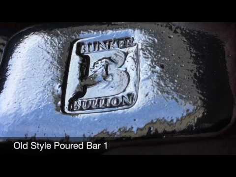 Bunker Bullion: NEW Old Style Poured Silver Bar
