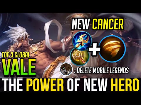 New Cancer! | Vale Gameplay & Build | Top 3 Global Vale | Mobile Legends
