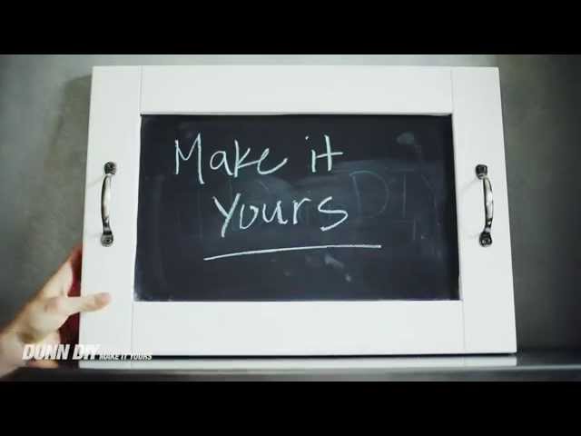 Reclaimed: DIY Chalkboard Tray