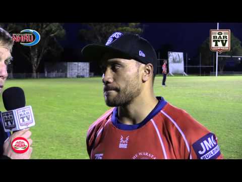 2015 NHRU Round 18 Pre Match Interview with Waratahs Player Carl Manu