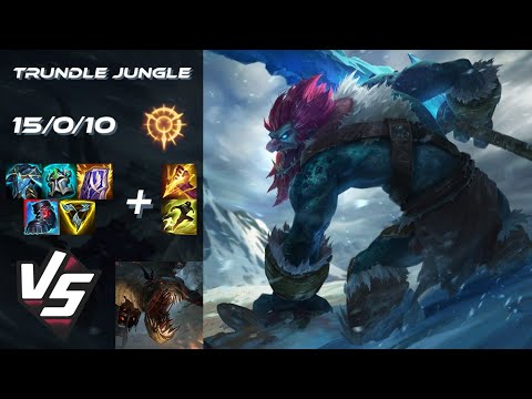 JUNGLE Trundle vs Fiddlesticks - NA Challenger Patch 25.S3.1