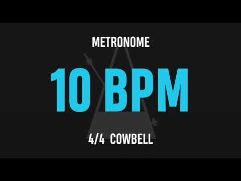 10 BPM 4/4 - Best Metronome (Cowbell)