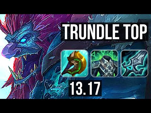 TRUNDLE vs TEEMO (TOP) | 1200+ games, 8/2/7, 1.0M mastery | NA Master | 13.17
