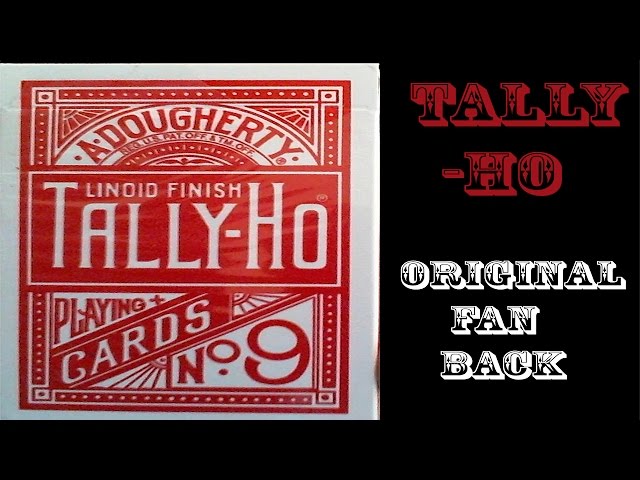 Vídeo relacionado con Baraja TALLY-HO Fan - Dorso Rojo (US Playing Card Company)