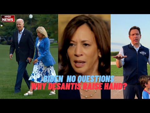Biden takes no questions; Claims Hunter Never Contacted Anyone; Why DeSantis Hesitated Raise Hand?