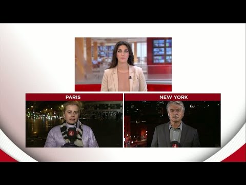 Efter terrorn i Paris - våra utsända rapporterar - Nyheterna (TV4)