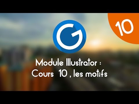 Formation IMM Module Illustrator Cours tuto 10 les motifs
