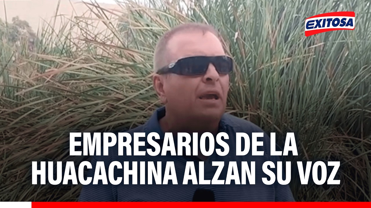 🔴🔵 Empresario de la Huacachina disconformes por falta de mantenimiento en la zona