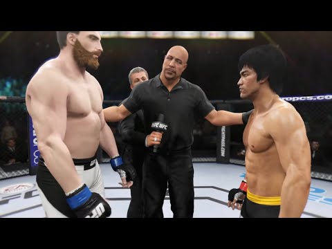Bruce Lee vs. Luke Thomas (EA Sports UFC 2) - Epic Battle 💯 🐲 - Dragon Fights 🐉