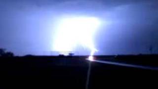 preview picture of video 'Sterling City Lightning Chase Part 2'