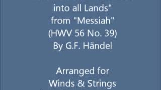 "Their Sound is Gone out into all Lands" (HWV 56 No. 39) for Winds & Strings