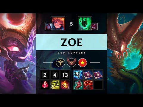 Zoe Support vs Thresh - VN Grandmaster Patch 25.13