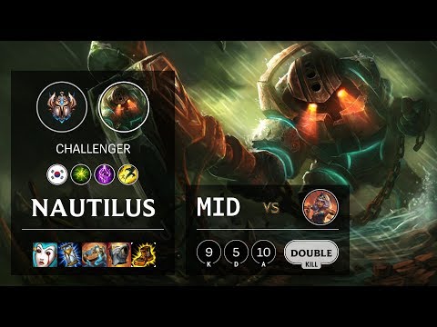 Nautilus Mid vs Qiyana - KR Challenger Patch 10.3