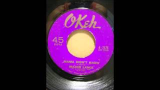 MAJOR LANCE  MAMA DIDN'T KNOW    THE MONKY TIME