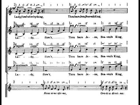 Benjamin Britten - A Hymn to the Virgin (w/score)