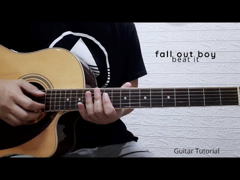 PART 2  -  BEAT IT  (Michael Jackson)   I   FALL OUT BOY Cover   I   GUITAR TUTORIAL   I