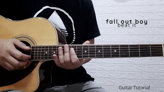 PART 2  -  BEAT IT  (Michael Jackson)   I   FALL OUT BOY Cover   I   GUITAR TUTORIAL   I