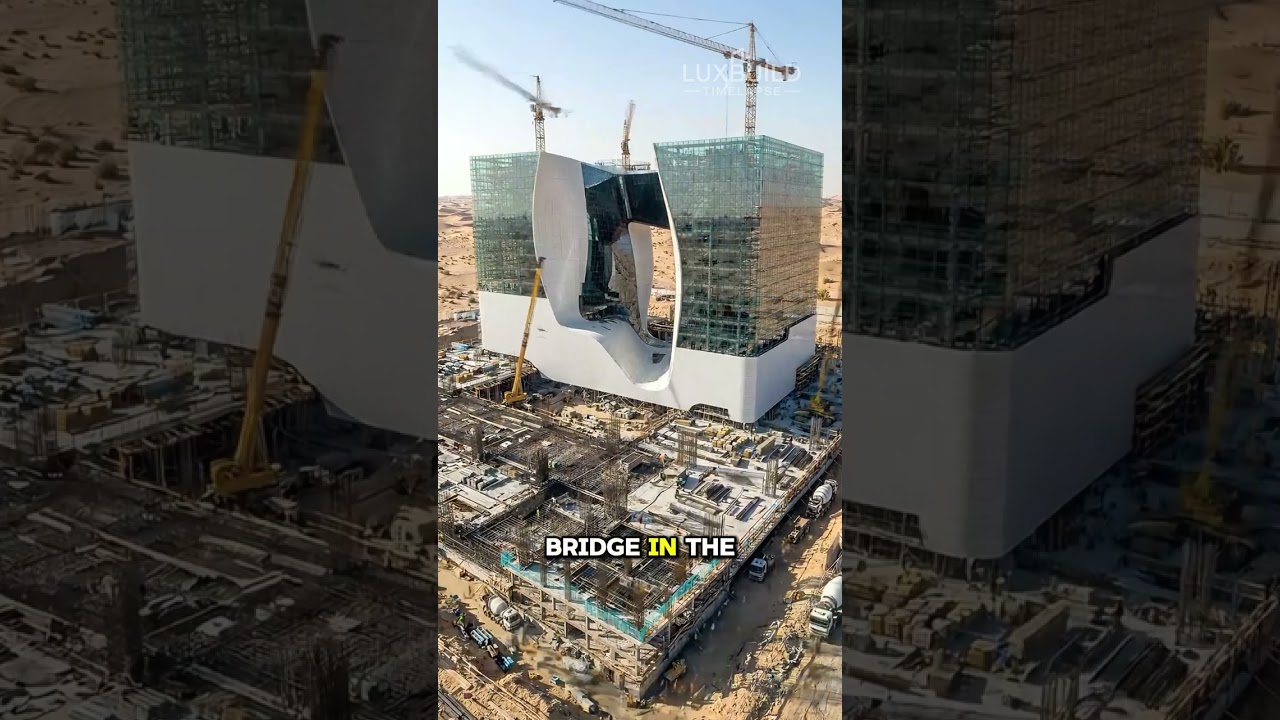 They Built a Hole Inside a Skyscraper (Here’s Why) #shorts #history #didyouknow #architecture #dubai