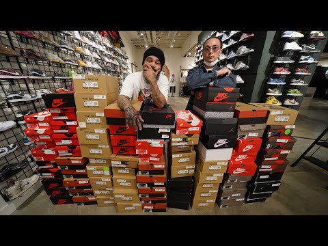 How I spent $40,000 in one store, on sneakers!