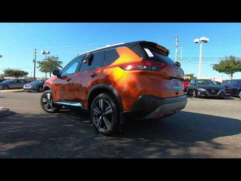 2021 Nissan Rogue SL | Super Black Roof - Sunset Drift Chromaflair | Charcoal Interior