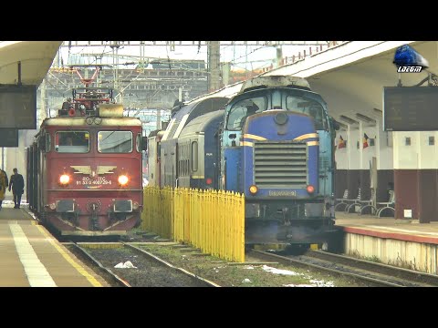 Trenuri & Activitate Feroviară🚊🚂Trains & Rail Activity in Gara Cluj Napoca Station - 11 January 2022