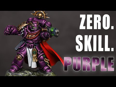 The EASIEST way to paint PURPLE! - Zero Skill 13