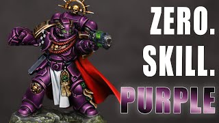 The EASIEST way to paint PURPLE! - Zero Skill 13