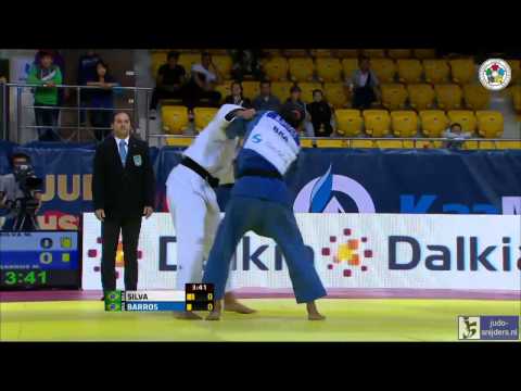 Judo 2013 Grand Prix Almaty: Silva (BRA) - Barros (BRA) [-63kg] final