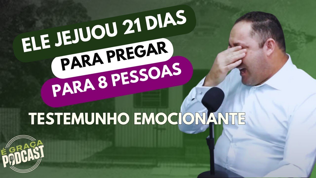 UMA VIDA MUDADA PELA ORAÇÃO | VOCÊ PRECISA ASSISTIR  | Pr. Andre Raz | Cortes É Graça Podcast