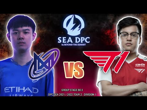 NGX SEA VS T1- DPC SEA TOUR 2 DIVISION 1 - GROUP STAGE BO 3 SERIES