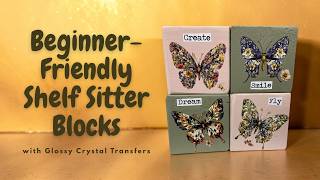 Beginner-Friendly Shelf Sitter Blocks with Glossy Crystal Transfers