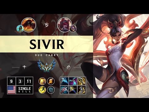 Sivir ADC vs Xayah - NA Challenger Patch 14.14