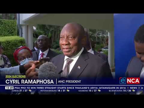We're not thinking about coalitions Ramaphosa