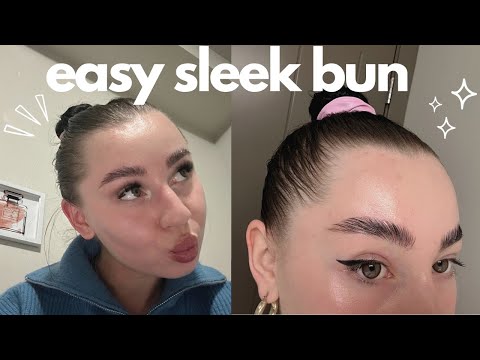 my sleek bun tutorial!